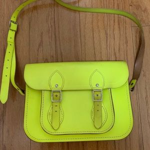 THE CAMBRIDGE SATCHEL COMPANY Neon Green Satchel